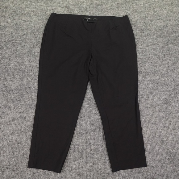 Lafayette 148 New York Pants - Lafayette‎ 148 Stanton Pants Womens 16 Black Slim Tapered Stretch Cotton